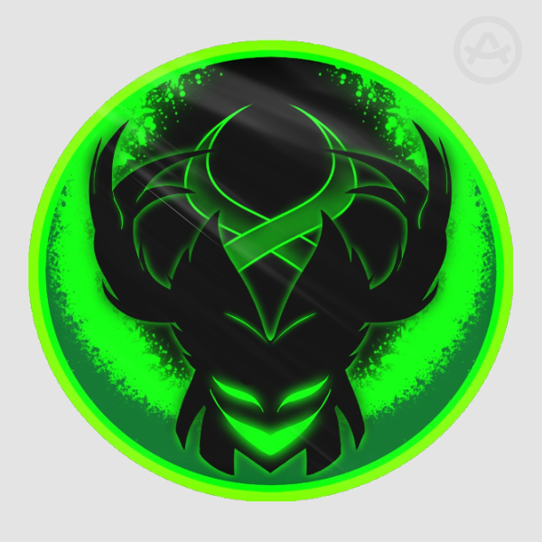 Alastor In The Dark Sticker