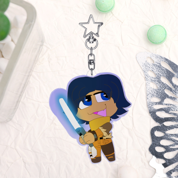 Ezra-Acrylic Keychain