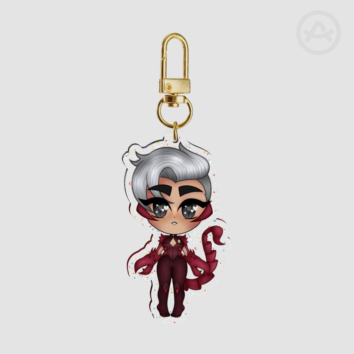 Chibi She-Ra - Scorpia Glitter Keychain
