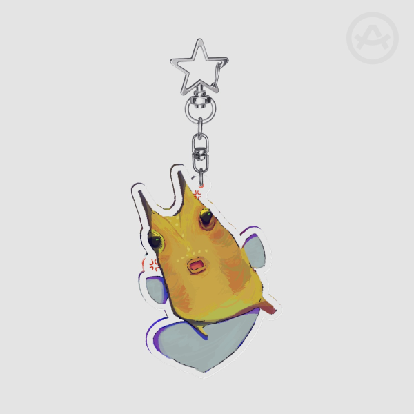 Cowfish keychain