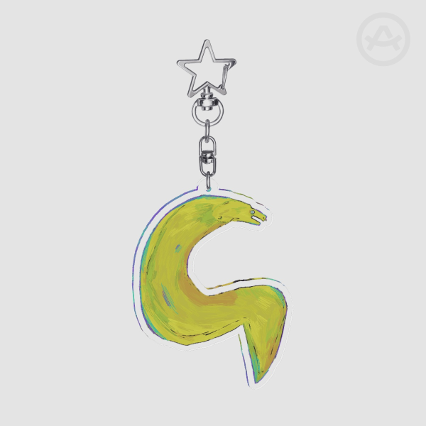 Moray eel keychain