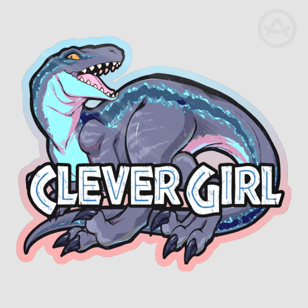Clever Girl - Sticker