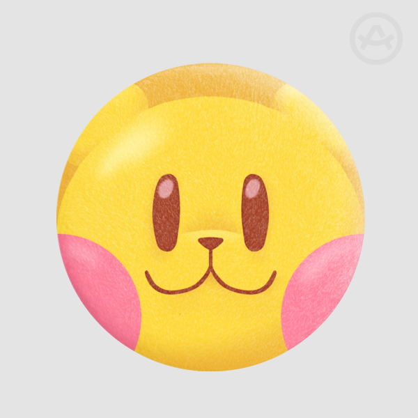 Bear Jelly Plush Pin