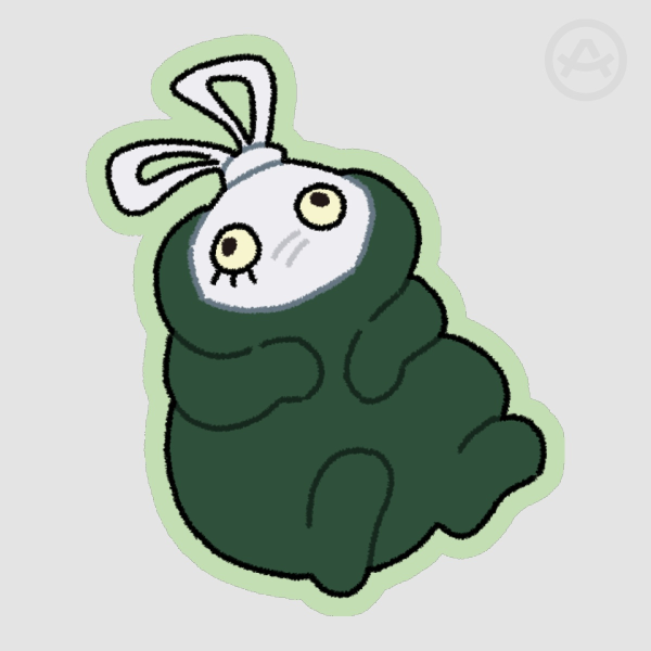 Garbo "Garbunny" Sticker
