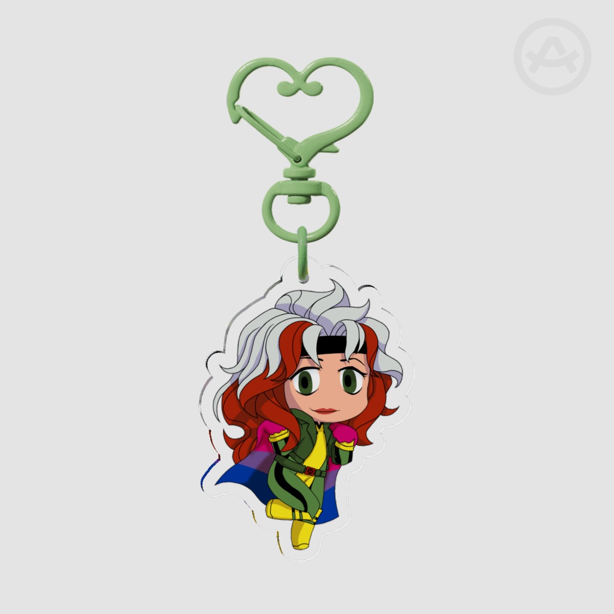 Bi flag Rogue Keychain