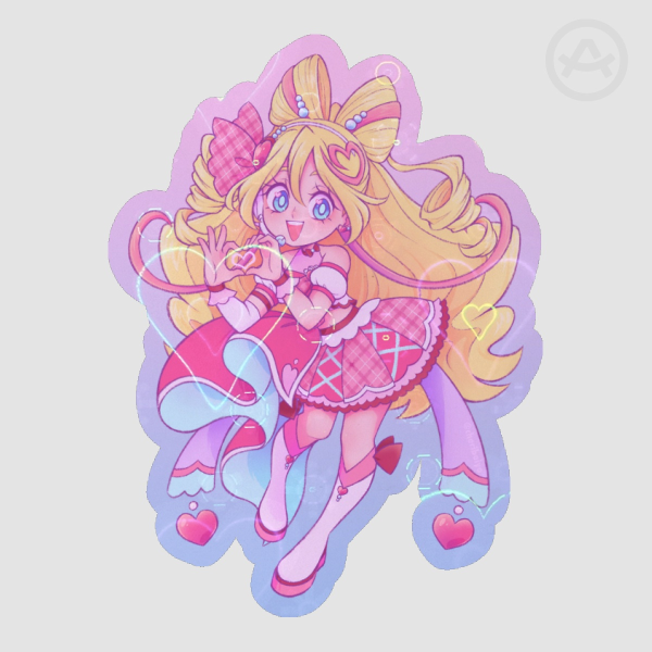 Cure Idol Holo-Heart Sticker