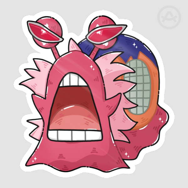 doflamingo transponder snail / den den mushi sticker