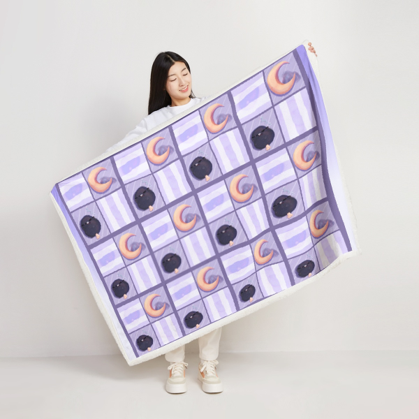 Sleepy Pigeon Drumstick Blanket