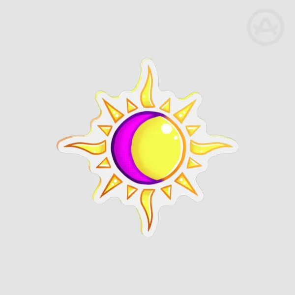 Homestuck Light Aspect / Derse Moon Shaped Fridge Magnets - 1.96""(50mm)