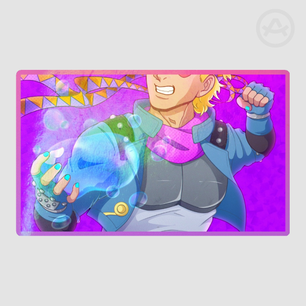Caesar Zeppeli Rainbow Sticker