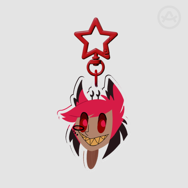 Alastor Popsicle Keychain
