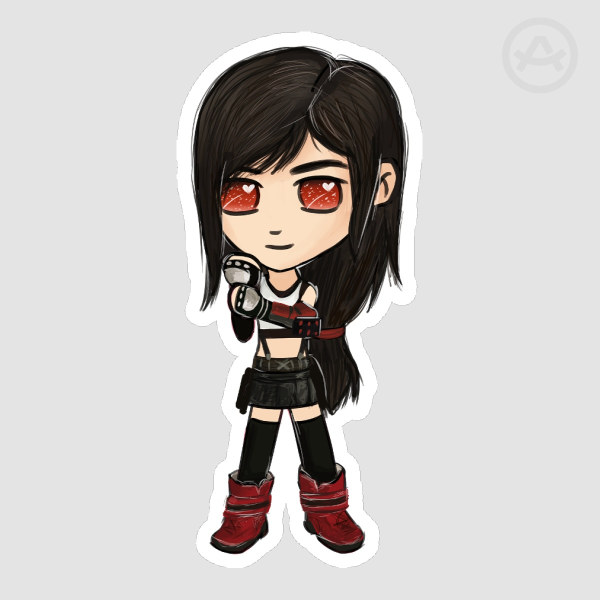 Final Fantasy Tifa Lockhart Sticker