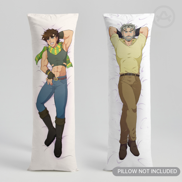 Jojo Bodypillow 60x180cm - Joseph Joestar (Young and Old) - Jojo's Bizarre Adventure