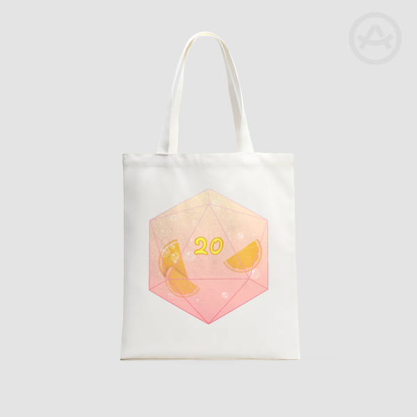 Pink Lemonade D20 Tote Bag