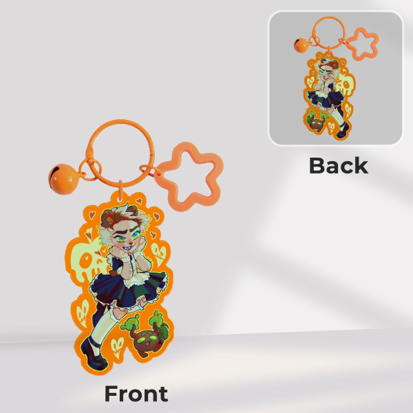 Rubius maid - K5 - Keychains