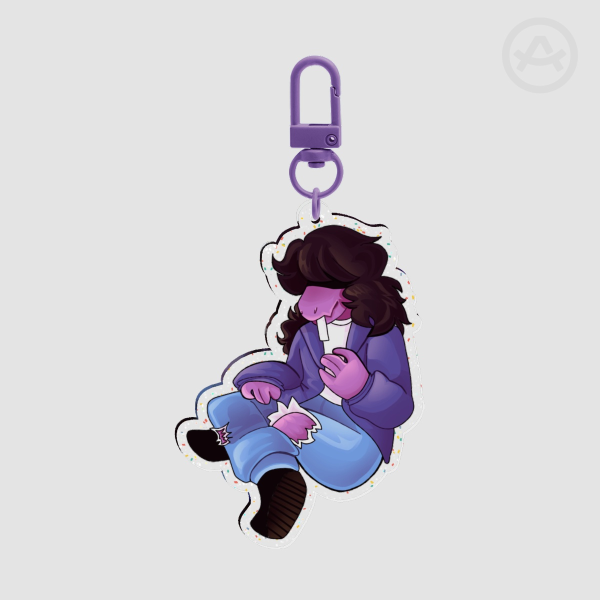 Susie Glitter Keychain, Deltarune