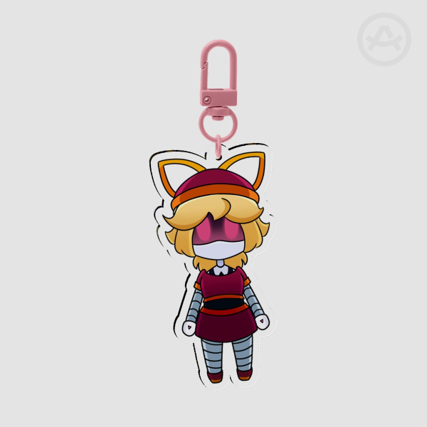 Lizzy Murder Drones Clear Acrylic Keychain