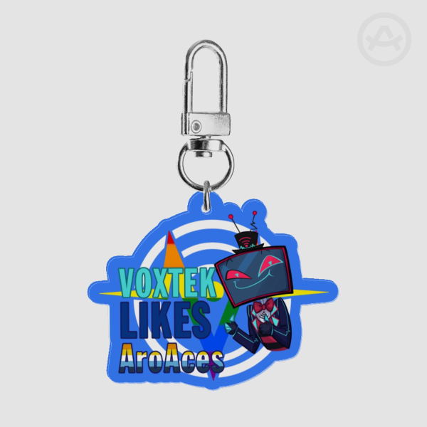 VoxTek LIKES Aroaces! | Acrylic keychain