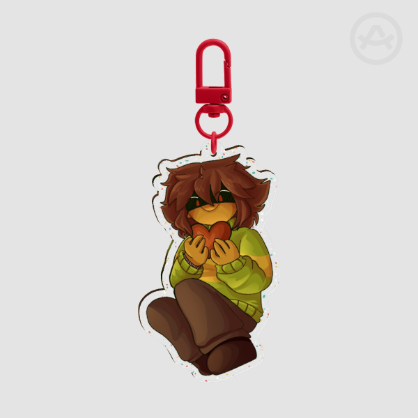 Kris Glitter Keychain, Deltarune