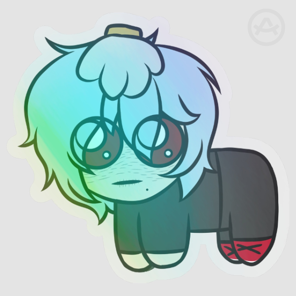Shigaraki Yippee  Clear PET Vinyl Die Cut Stickers