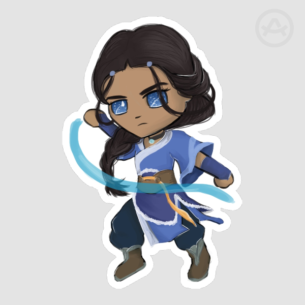 Avatar The Last Airbender Katara Sticker