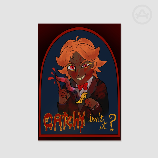 "Catchy, isn't it" PRINT