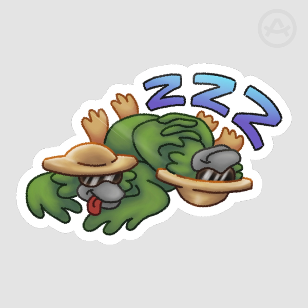 Sleepy Low Ballers Sticker