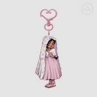 Chibi Nayeli Glitter Acrylic Keychains