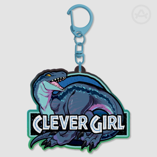 Clever Girl - Wood Keychains