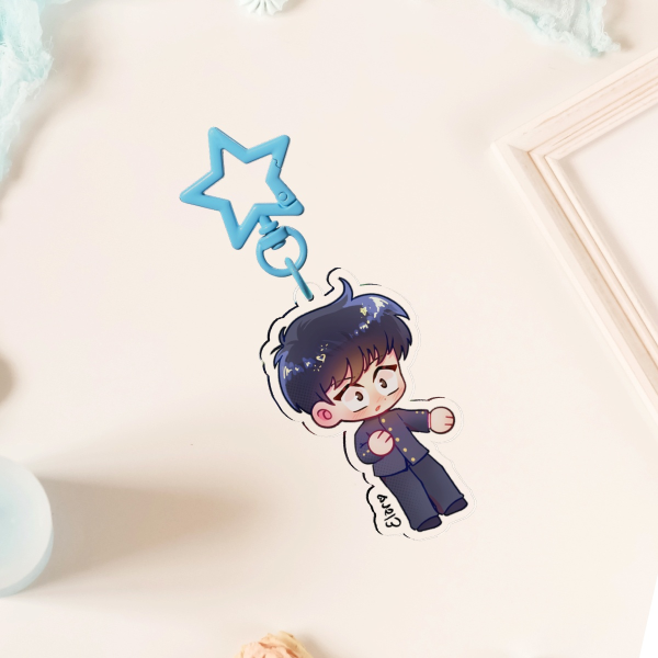 Nakamura Gambare Nakamura Kun Clear Acrylic Keychains