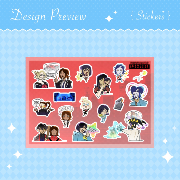 P2 Matte Sticker Sheet