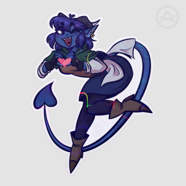 Jester Lavorre sticker - Mighty Nein