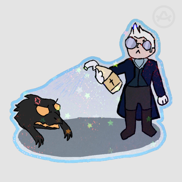 Percival de Rolo Spray Bottle Sticker | Critical Role