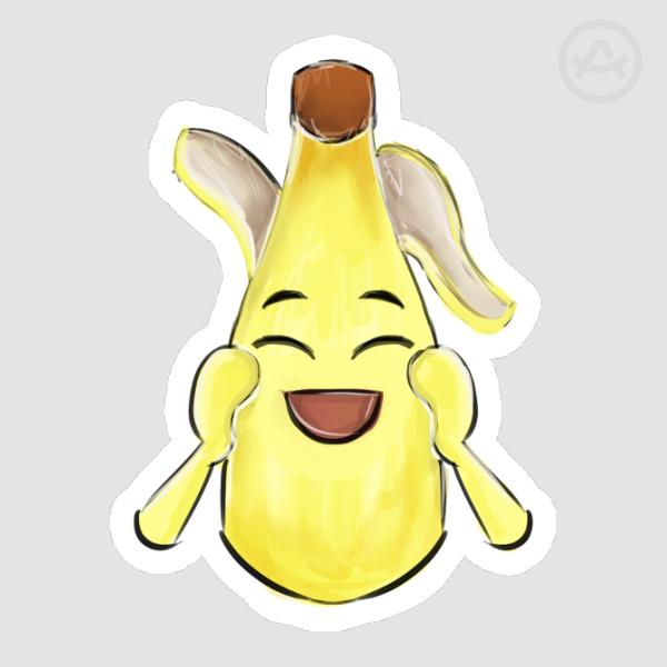 Fortnite Peely Sticker