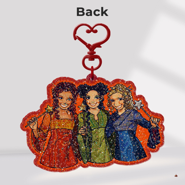 Glitter De 3 Goede Feeën Sleutelhanger