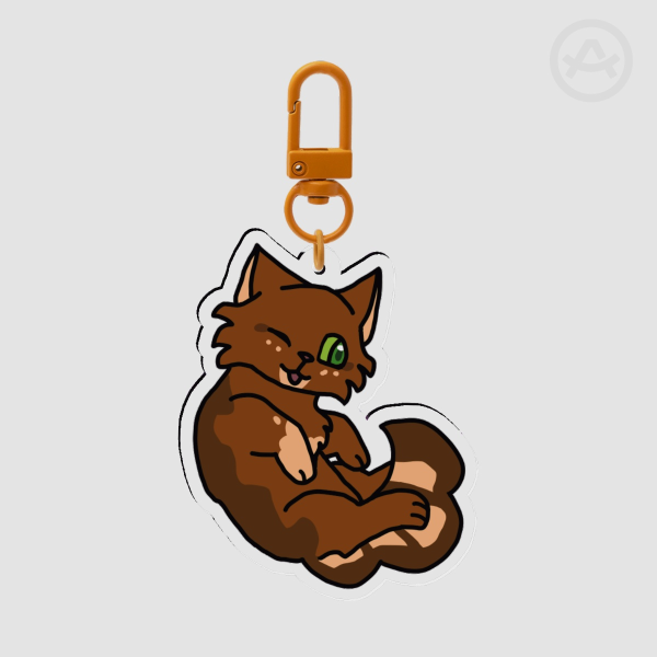 Squirrelstar keychain