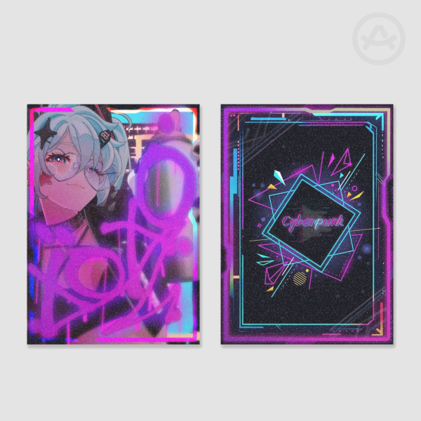 Cyberpunk Hatsune Miku Holographic Photocard