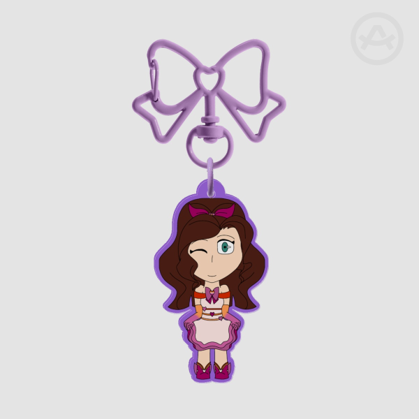 Pride Joanna Colored Acrylic Keychain