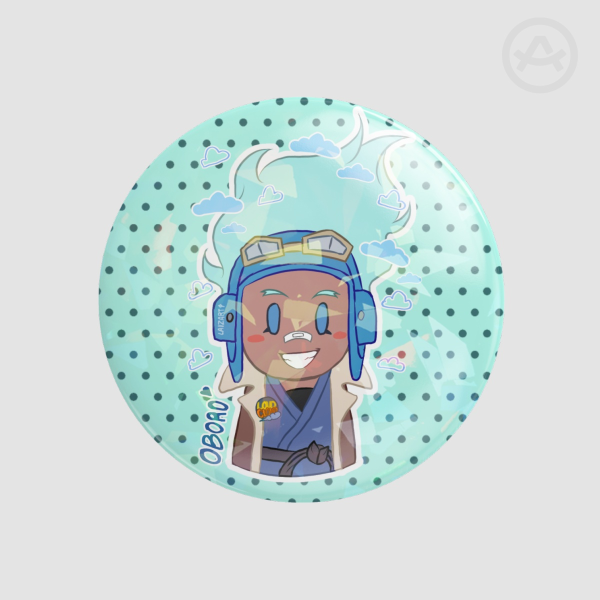 Oboro Shirakumo Blob (Button Pins)