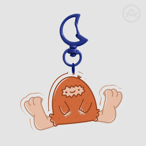 Bigfoot Cryptid Acrylic Charm