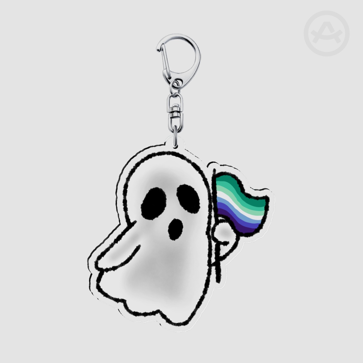 Gay Ghosties [MLM/Gay] Acrylic Keychain