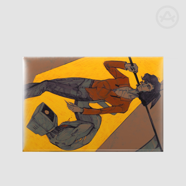 My Little Dark Age Right Angle Rectangular Badge Glossy