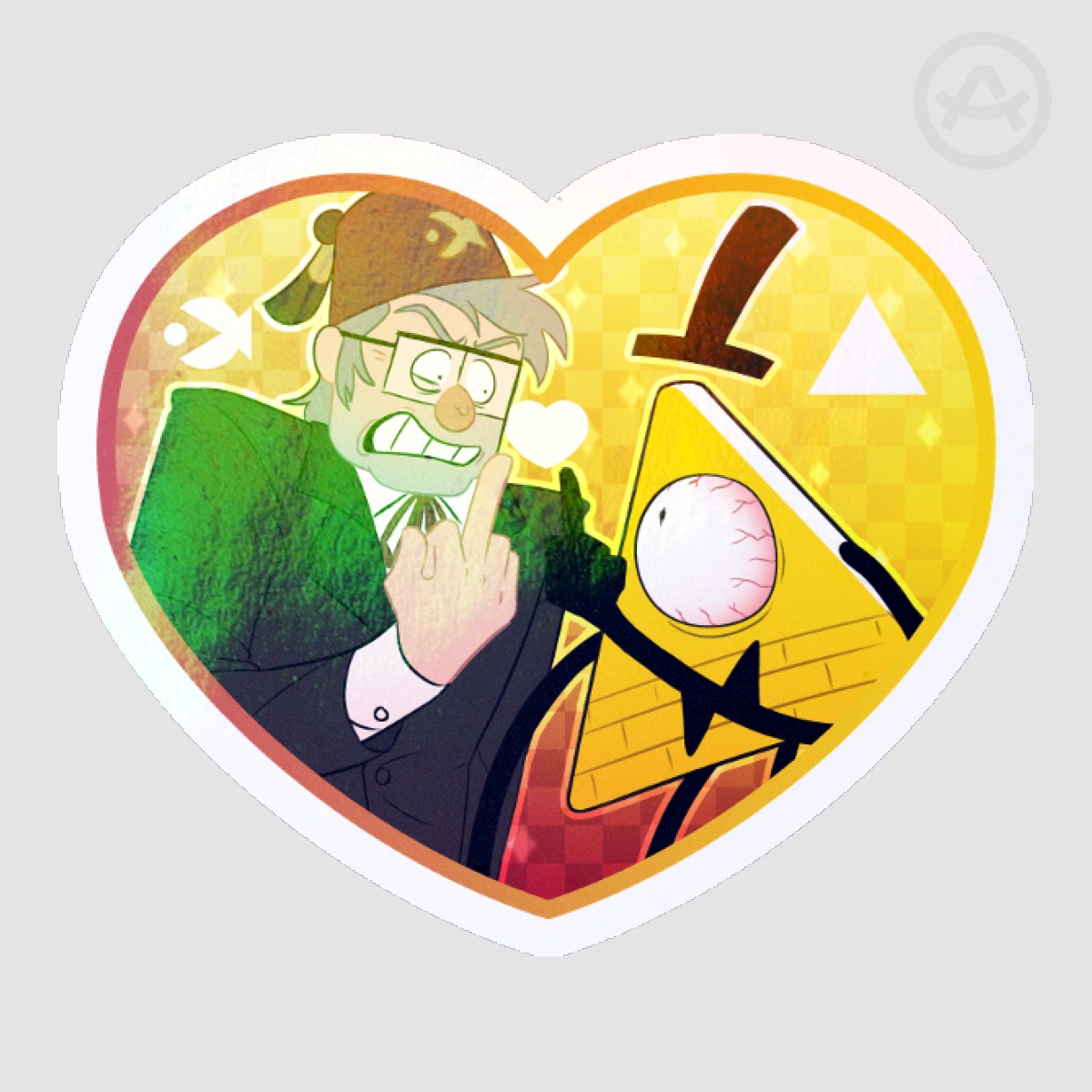 Billstan Heart Sticker