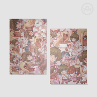 Aoi x Moegi Valentines Postcard