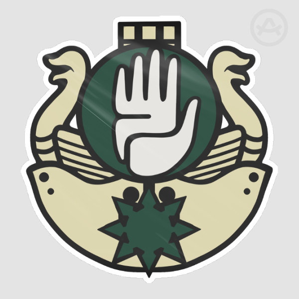 Rasmussen Clan Destiny 2 Die Cut Glossy Sticker 2IN