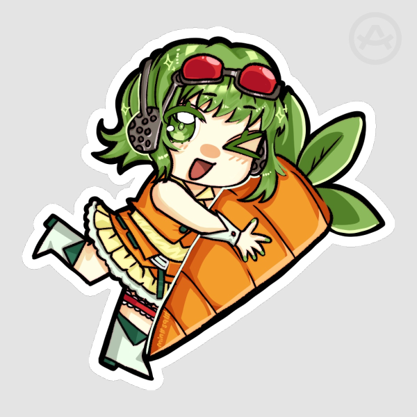 Megpoid Gumi Carrot Sticker