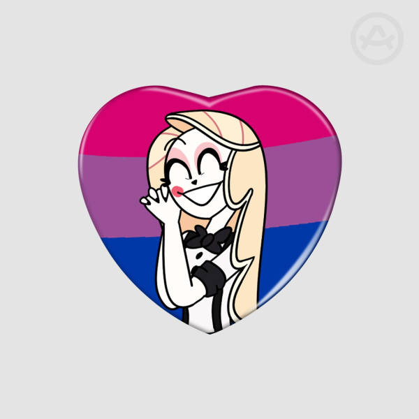 Charlie Bi Heart Shape Pin