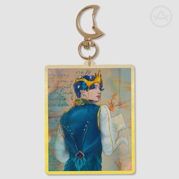 Prince Jungkook Wood Keychain