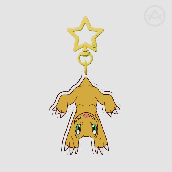 Agumon Dangling Keychain