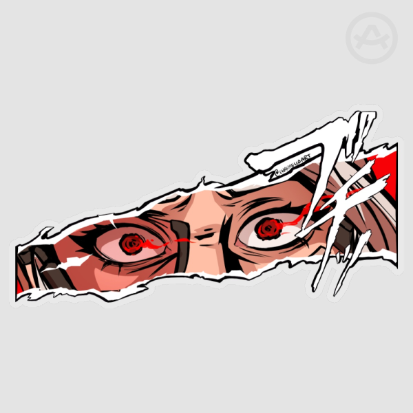 Vengeance Mercy x Persona Crit ☆ Clear Vinyl Sticker